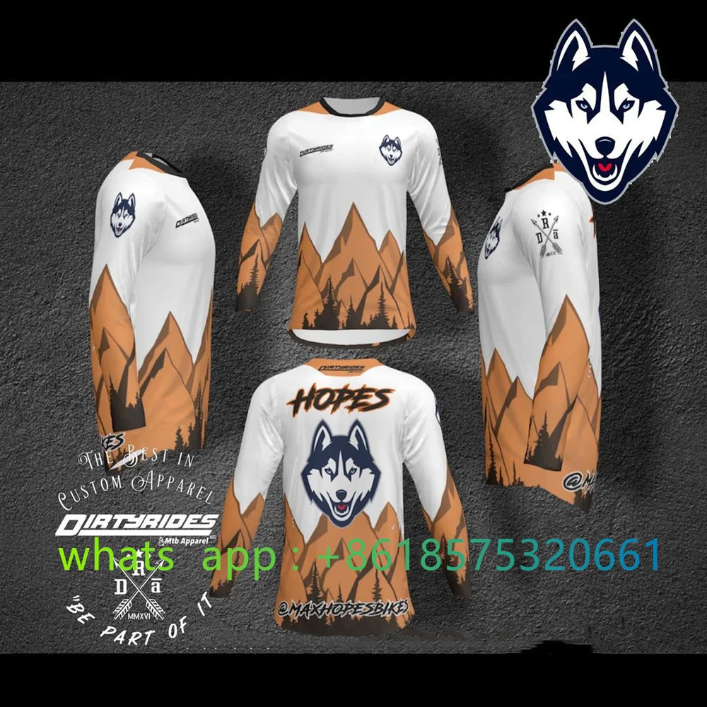 Mountain Biking Gear For Men - Enduro Moto Bicycle Jersey Sleeve Cycling