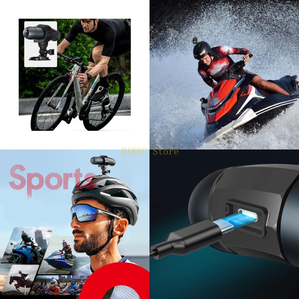 Mountain Biking Videos - Lightweight Helmet Mount Action Camera 4K