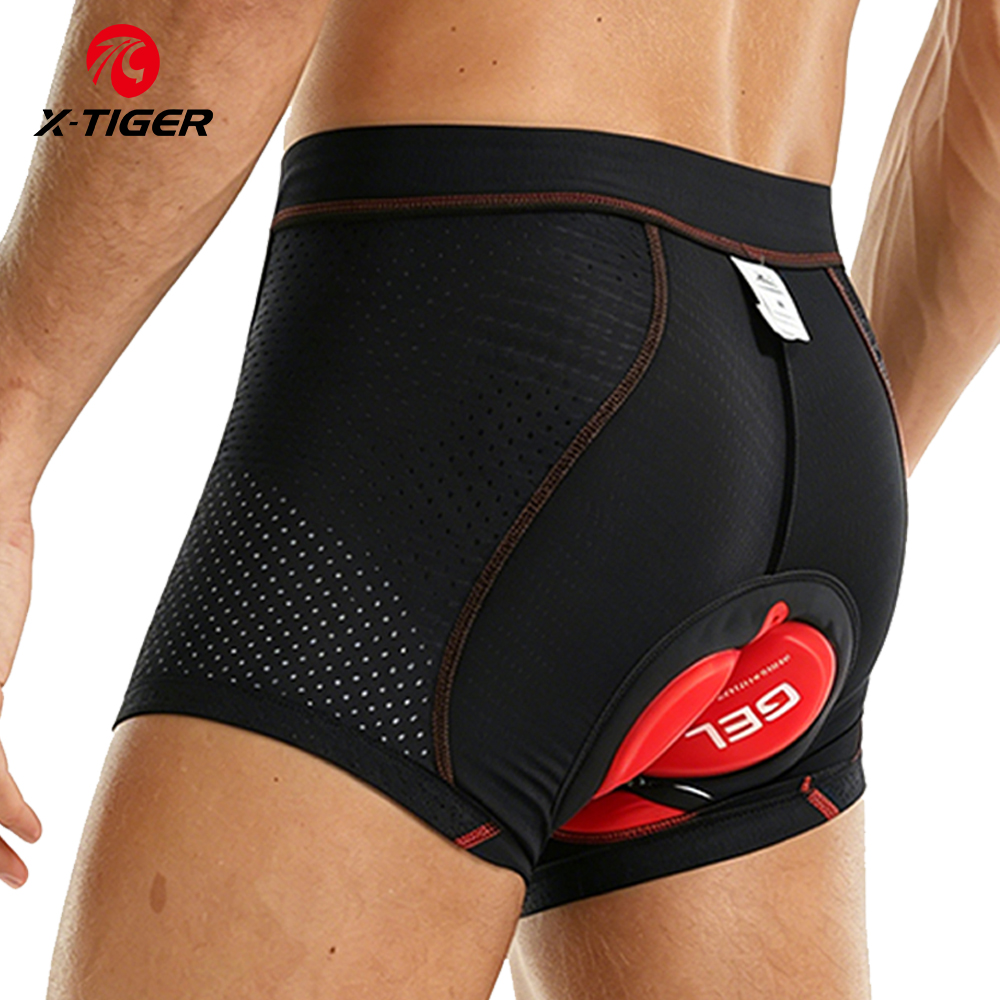 Mountain Biking Underwear - X-Tiger Cycling Underwear Pro 5D Gel