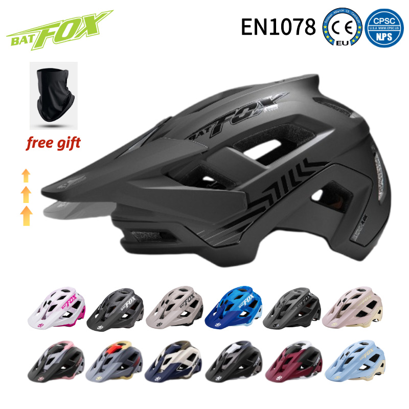 Mountain Biking Gear For Men - BATFOX Mountain Bicycle helmets Adjustable Off-road