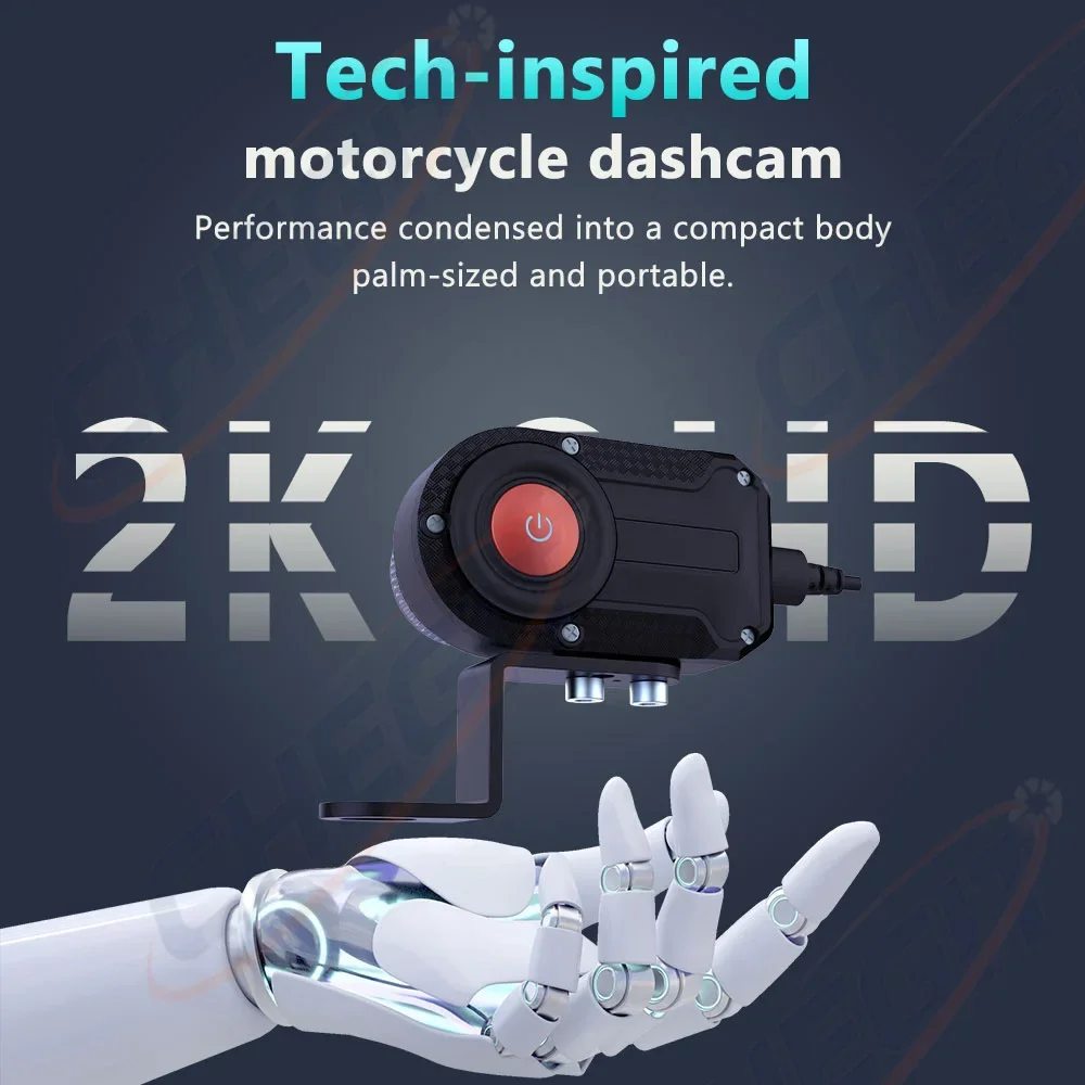 Motorcycle DVR 2K HD WiFi With - Mountain Biking Videos 评论和价格