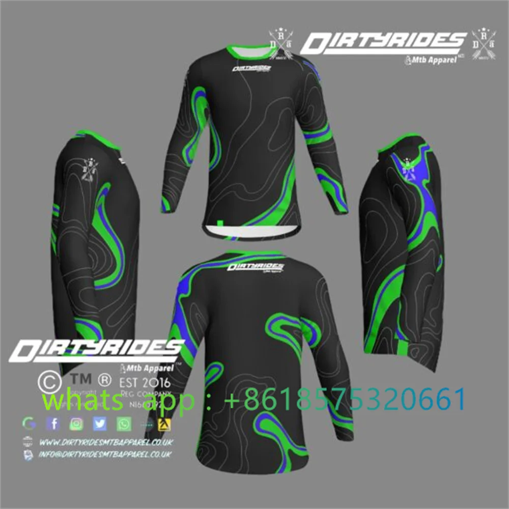 Enduro Moto Bicycle Jersey Sle - Mountain Biking Gear For Men 评论和价格