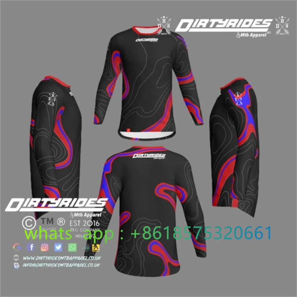 Enduro Moto Bicycle Jersey Sle - Mountain Biking Gear For Men 评论和价格